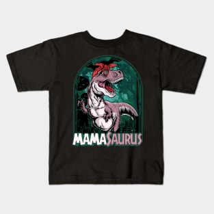 Mama saurus Kids T-Shirt